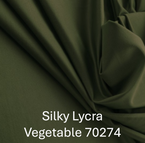 joustava kangas silkkinen lycra 70274 Vegetable