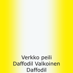 Verkko peili Daffodil Valkoinen