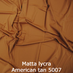 joustava kangas matta lycra american tan 5007