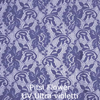 joustava kangas pitsi Flower Ultra violetti