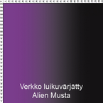 Verkko liukuvärjätty Alien Musta