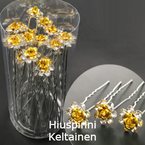 Hiuspinni Keltainen