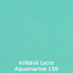 joustava kangas kiiltävä lycra Aquamarine 159