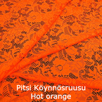 joustava kangas pitsi Köynnösruusu Hot orange