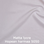 joustava kangas matta lycra hopea harmaa 5050