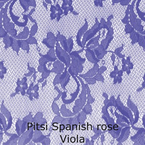 joustava kangas pitsi Spanish rose Viola