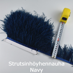 Strutsinhöyhennauha navy