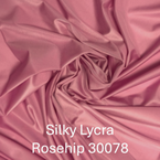 joustava kangas silkkinen lycra 30078 Rosehip