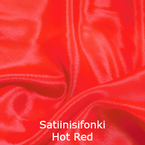 Satiinisifonki Hot Red