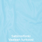 Satiinisifonki Vaalean turkoosi Pale Turquoise