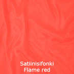 Satiinisifonki Flame red