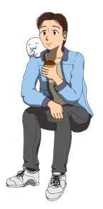 Dallyさんと男性イラスト