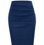 Clickandbay- Gonna-a-Tubino-Corto-Formale-Blu