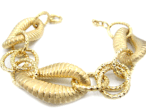  Bracciale catena donna in oro giallo satinato 18 kt codice : IS980G