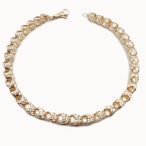 Bracciale in oro 18kt donna catena diamantata prezzi scontati