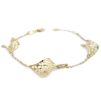 bracciale donna in oro giallo 18 kt in filigrana ungari codice: IS990G