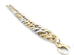 bracciale donna in oro giallo e bianco 18 kt groumette codice  OV975G