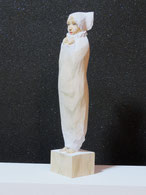 角谷豊明　H60cm　『雪の朝』