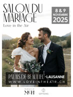 Love in the air- Salon du Mariage à Lausanne - 08 et 09 Novembre 2025