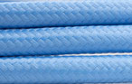 Textilkabel Hellblau