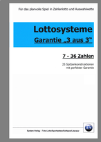 Titelbild vom Buch "Lottosysteme mit Garantie 3aus3"