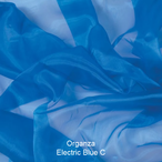 Organza Electric Blue