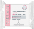 CLINIANS DERMOCOSMETIQUE SALVIETTE STRUCCANTI DELICATE 3 IN 1 VISO OCCHI LABBRA REVIEW RECENSIONE