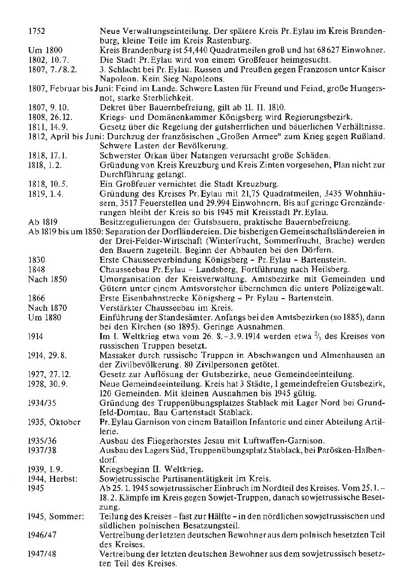 Kreis Preußisch Eylau Familienforschung Ostpreußen