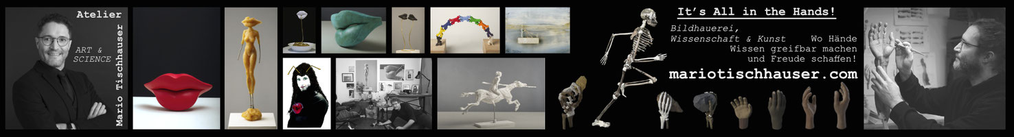 Atelier Mario Tischhauser, Bildhauerei, Wissenschaft und Kunst by PoPo aka "The Pope of Art"