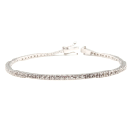 Bracciale Tennis In Oro Bianco Con Diamanti sconti offerte prezzi