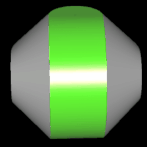 Duales (8,2)-Octasphericon, Neufärbung der 3 Flächen