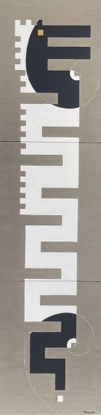 DRAGON 79   F6*3    318mm×1230mm (318mm*410mm each)   Acrylic, wood  2025