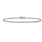 Bracciali Tennis In Oro Bianco con Diamanti Referenza BRT287 - Prezzi scontati outlet