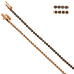 Bracciale Tennis In Oro Rosa- prezzi scontati  