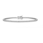 Bracciali Tennis In Oro Bianco con Diamanti brt294- Prezzi scontati outlet