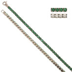 Bracciale Tennis In Oro Bianco- prezzi scontati  