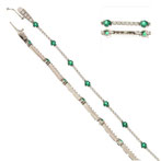 Bracciale Tennis In Oro Bianco- prezzi scontati  