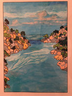 Bild 9 30x40 cm Mischtechnik auf Leinen