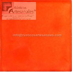 <img src="azulejo-liso-talavera.jpg" alt="Azulejo artesanal liso tipo Talavera Mexicano color Naranja Deslavado">