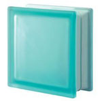 Bild: Design Pegasus Turchese Q19 T sat Clearview Vollsicht Türkis Turquoise Satiniert 2 Seiten Glasbaustein Glasstein Glass Blocks Glasbausteine-Center Glasbausteine-Center.de Glassteine Glasbausteine satin two sides finished