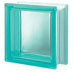 Bild: Design Pegasus Turchese Q19 T Clearview Vollsicht Türkis Turquoise Transparent Glasbaustein Glasstein Glass Blocks Glasbausteine-Center Glasbausteine-Center.de Glassteine Glasbausteine