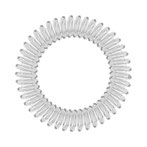 Haarring Slim Crystal Clear 