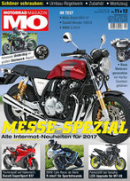 Motorrad Magazin 11+12/16 6-page report on the silverback