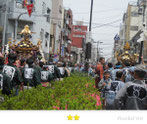 千囃連さん：浅草三社祭　町内渡御