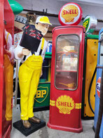 Deko Oldtimer Auto Garage TV Deko Globe Petrol Pump