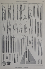 French lithographic instruments 1899. [6]