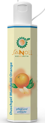 Duschgel Mandeöl-Orange Naturkosmetik - SANOLL