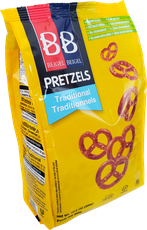 PRETZELS MALTEADOS con sal. Presentación 300 Grs. Kosher: Badatz Israel. Origen: Israel