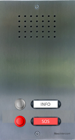 DuoTOP.Red Notrufanlage Notrufsprechstelle Notruftelefon Emergency call system Emergency call station Emergency telephone