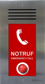 CellCOM.Red Notrufanlage Notrufsprechstelle Notruftelefon Emergency call system Emergency call station Emergency telephone